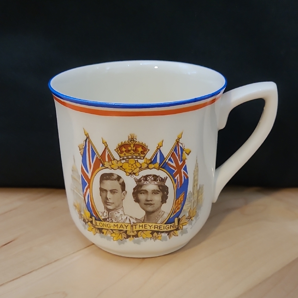 Vintage King George VI & Queen Elizabeth Visit To Canada & USA Commemorative Mug